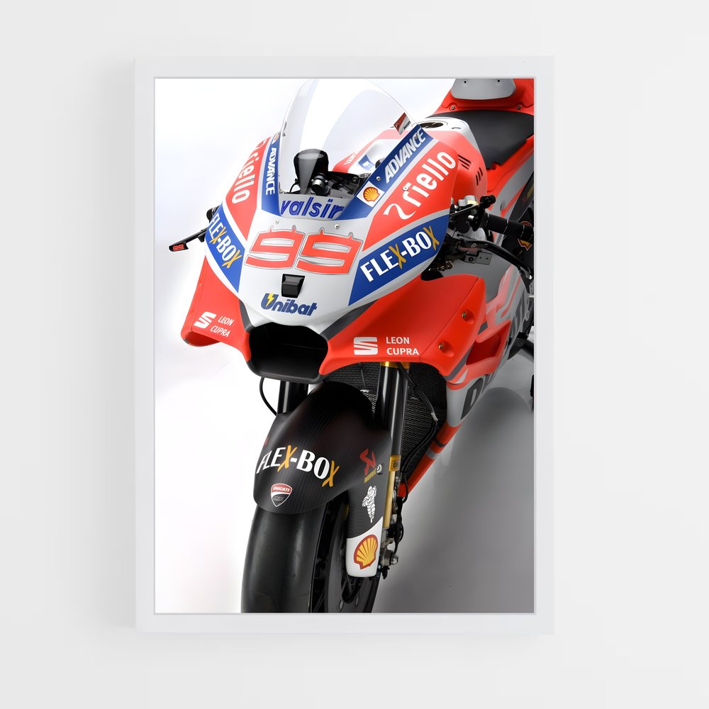 Poster magnifique Desmosedici gp – affiche Ducati (vue 3)